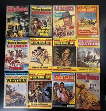 12 x Western Sammelband Silber