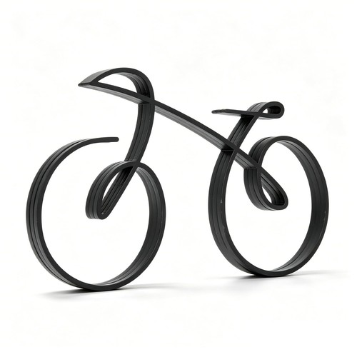 Fahrrad skulptur dekofigur - skulptur,