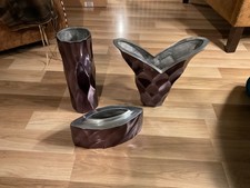 3 er Set Kare Design Aluminium