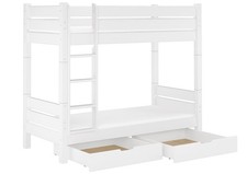 Etagenbett weiß 100x200