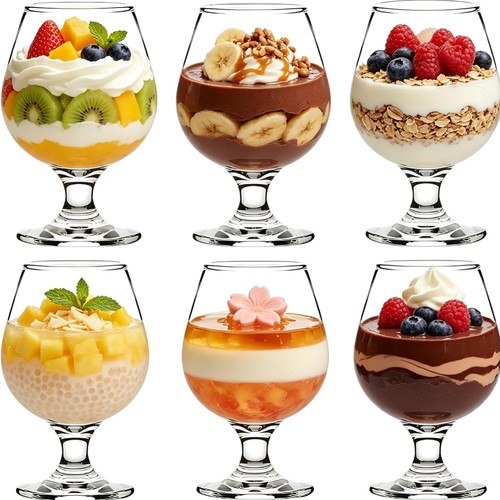 Dessertschalen glas 6er - glas, 6er-set