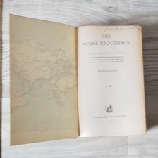 Altes Buch * Der Volksbrockhaus A-Z,  12. Auflage 1955, Volks Brockhaus 