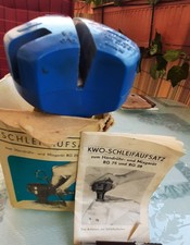 DDR Schleifaufsatz RG 28 RG 25  Messer Scheren + Bedienungsanleitung+ Verpackung