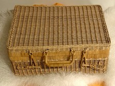 Großer Koffer Rattan