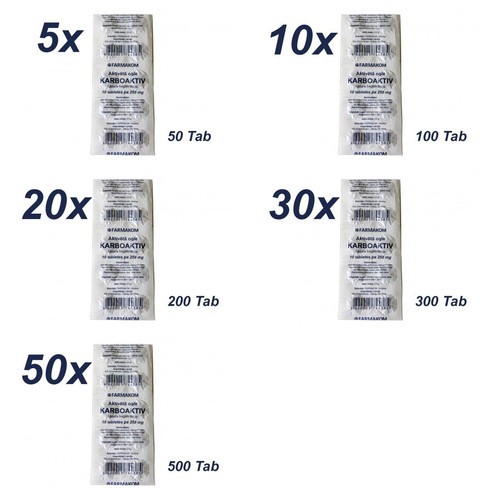 Aktivkohle sparset 500 tabl - aktivkohle,