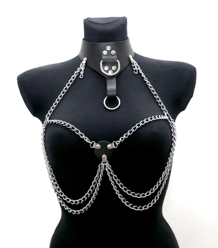 Bdsm leder damen ketten - leder,