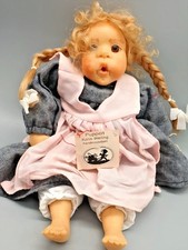 Künstlerpuppe Puppe aus Wachs von Karin Welling handmodelliert