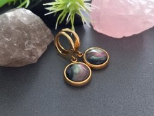 Edelstahl ohrringe 18k - edelstahl,