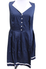 Sheego Damen Kleid Dunkelblau