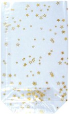 Zellglasbeutel Cellophanbeutel Bodenbeutel Sterne Elche Weihnachten Auswahl