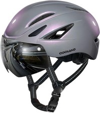 Fahrradhelm mit Magnetvisier