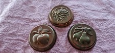 3x Vintage Kupfer Form