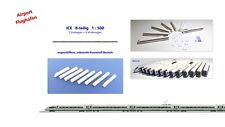 1:500 - ICE 8-teilig - für Herpa Wings / Flughafen - unbemalt - Kunststoff