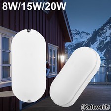 LED Feuchtraumleuchte Ovalleuchte Wannenleuchte Badlampe Kellerleuchte IP65 DE
