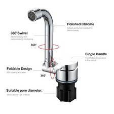 Wasserhahn Armatur klappbar