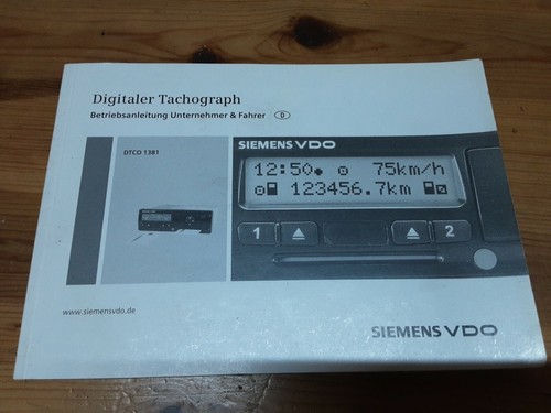 Siemens vdo tachograph