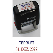    GEPRÜFT    oder Wunschtext