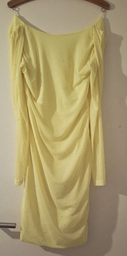 Abendkleid gelb mit leichten - abendkleid,