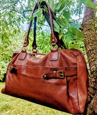 BOGNER  Damen Handtasche  Leder Braun Kelly bag