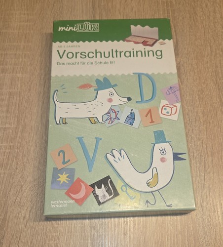 Minilük vorschultraining - vorschultraining, &