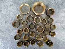 28x Messingschrauben - Mütter