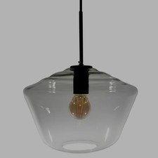 Hängelampe Glas Vintage