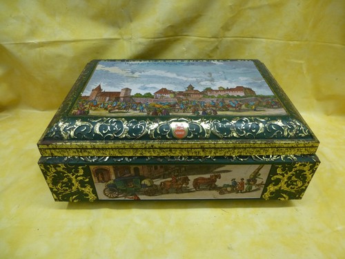 Sammler alte blechdose - sammler,, blechdose,