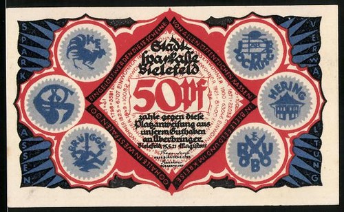 Notgeld bielefeld 1921 - bielefeld, 50