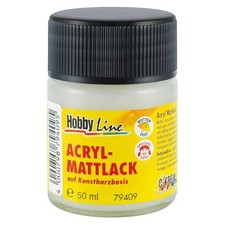Kreul 79409 - Acryl - Mattlack transparent auf Kunstharzbasis 50 ml Inhalt NEU