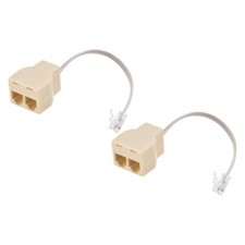Telefonbuchse 6P4C Stecker an