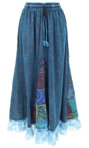 Boho spitzen maxirock - boho,