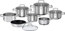 Rösle Moments Topf-Set 8-teilig Edelstahl silber Retourenware Neu - Sonstige