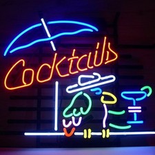 Cocktails Neon Sign Bier Bar