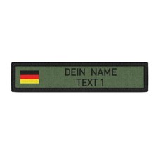 Wunschtext namen schild - namen-schild, oliv