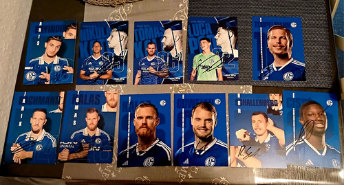 1qx schalke signiert - 1qx,
