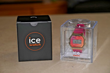 Ice Watch Ice Digit Retro - Fuchsia Sunkissed Rosa Damen Armbanduhr 022719 -