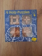4er Holz-puzzle von Westside Knifflige Kinderpuzzle Ab 3 Jahre Holzpuzzle 3D