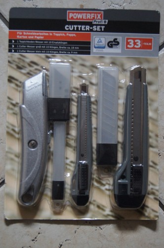Cutter set 33teilig - set,
