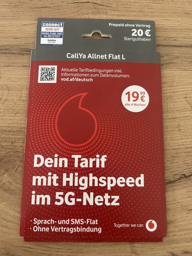 Callya vodafone karte mit - callya,
