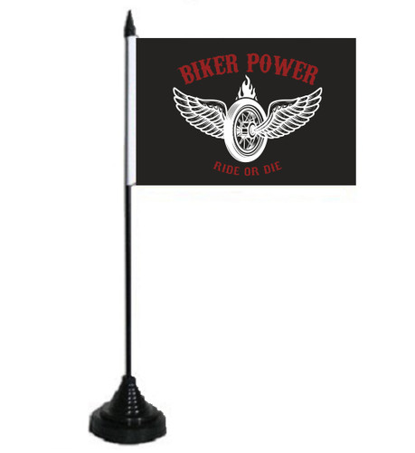 Tischflagge biker power ride - biker,