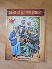 Blechschild Freiberger 1863