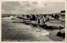 Wangerooge ~1940/50 Friesland Jeverland Meer Nordsee Strandkorb Menschen Strand