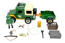 Playmobil 4206 Förster Forst Geländewagen Jeep Anhänger Zubehör Wald Bauernhof