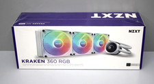 NZXT Kraken 360 RGB, weiß Wasserkühlung für AMD und Intel CPU versiegelt.