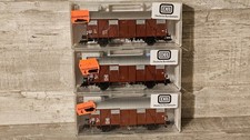 Fleischmann Güterwagen Set DB  Ep.III/IV  2x5314 + 5318mit Schlusslicht