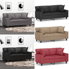 Sofa 2-Sitzer mit Zierkissen