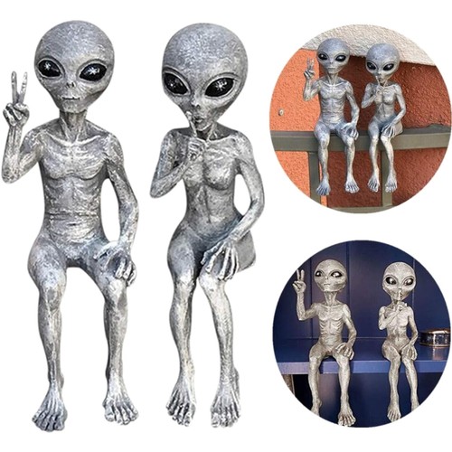 Alien statue garten - garten, dekoration