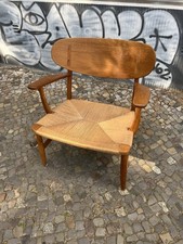 Vintage-Loungesessel CH22 von Hans Wegner aus Dänemark, 1960