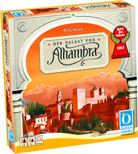 Der palast von alhambra - palast,