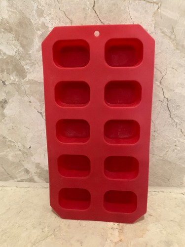 Rote silikon eiswürfelform - rote,